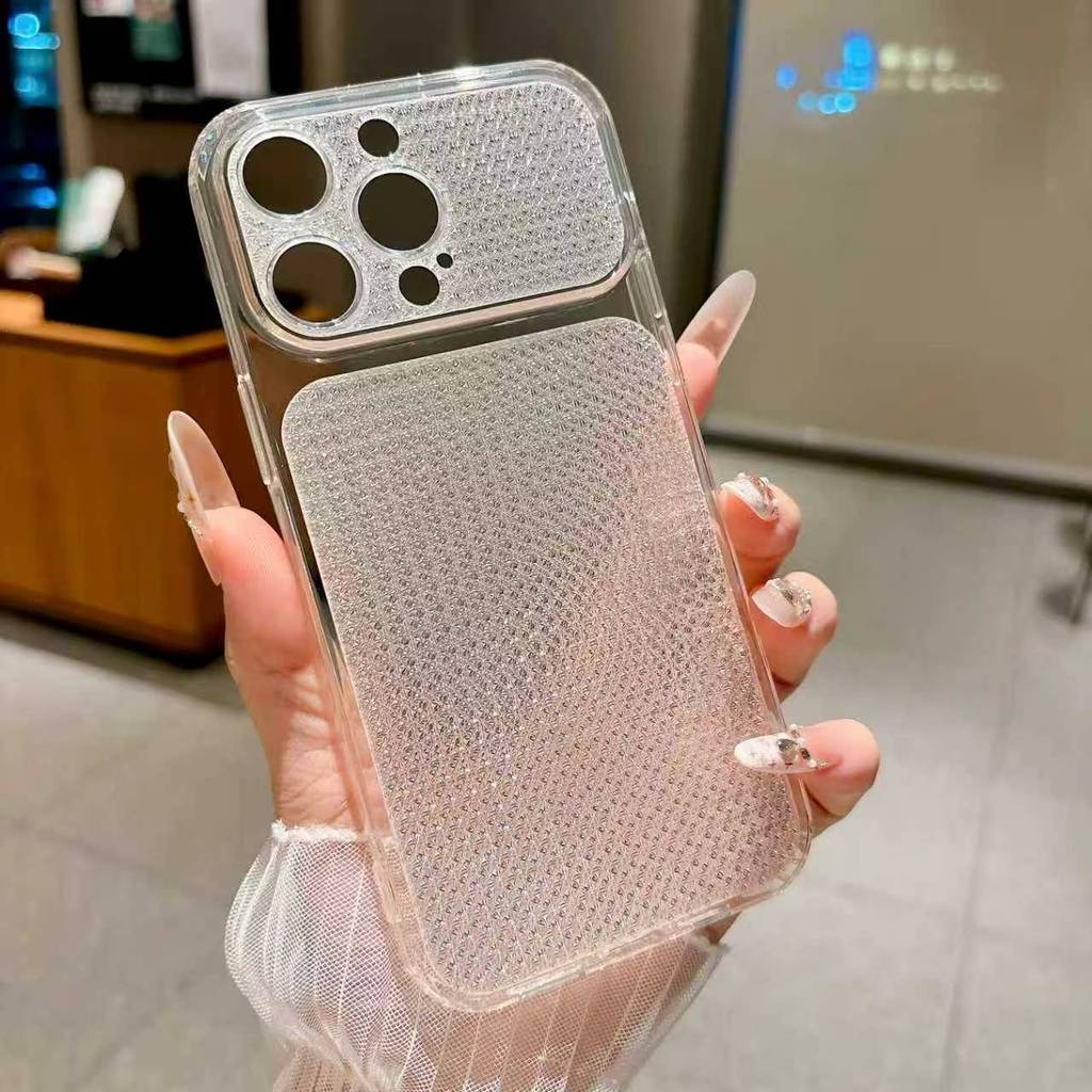 Heat Dissipation Mesh Breathable Case - Transparente Mesh-Handyhülle mit Wärmeableitung für iPhone