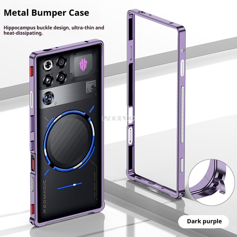 Metal Bumper Aluminum Frame Case - Aluminiumrahmen Metall-Bumper-Hülle für RedMagic 11 Pro