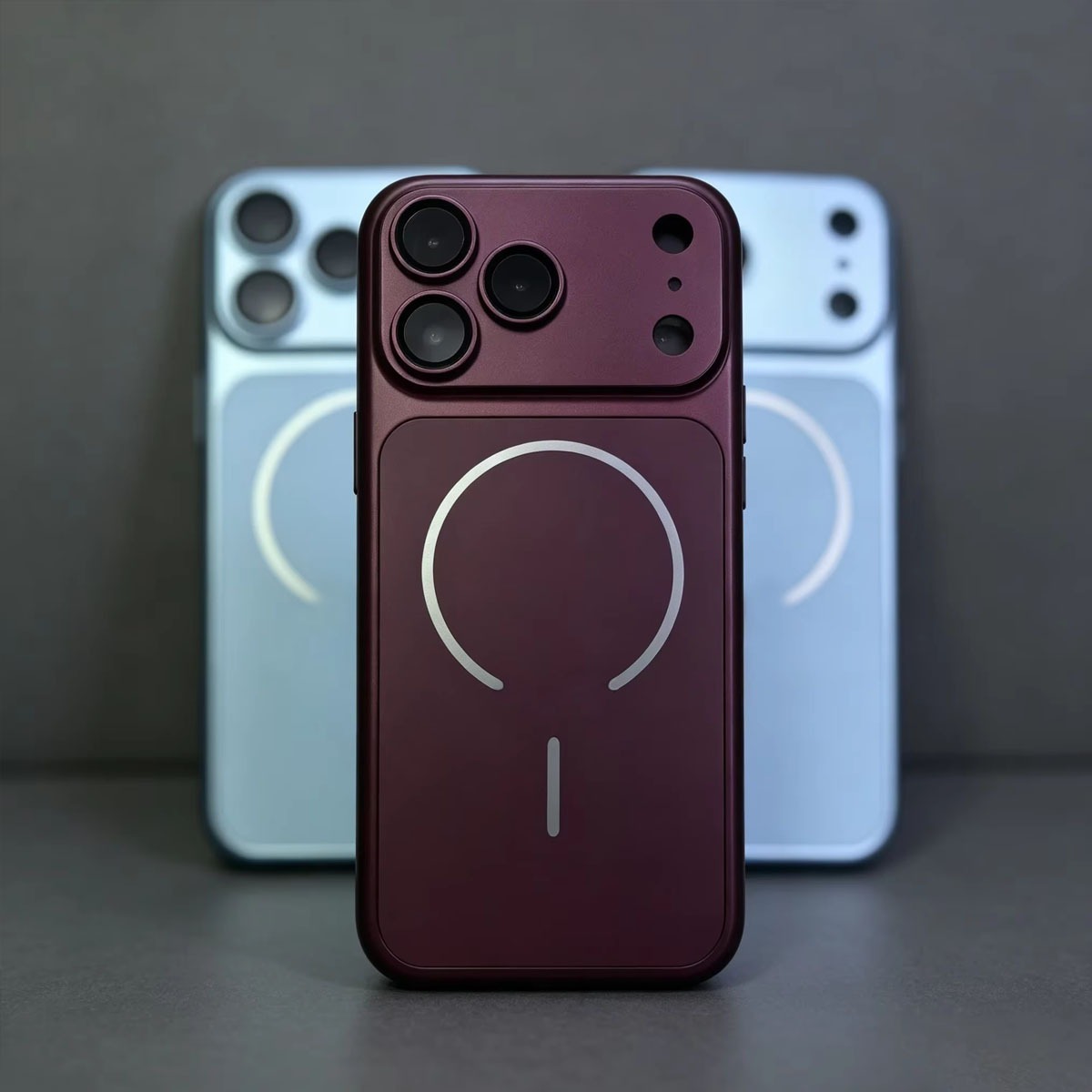 Matte Hard Pc Back Case - Magsafe Magnetische Stoßfänger-Handyhülle für iPhone 18