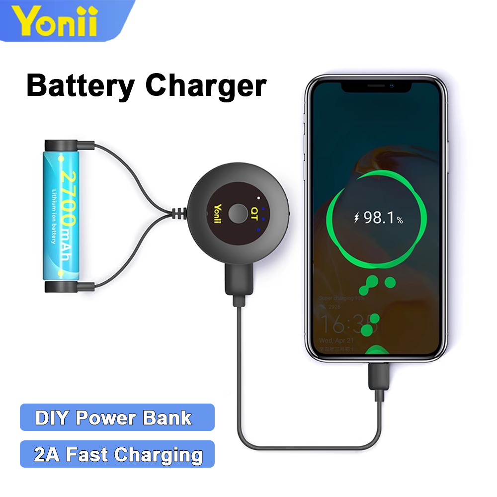 Yonii Li-Ionen-Akkuladegerät f – Power Banks Bewertung und Preis
