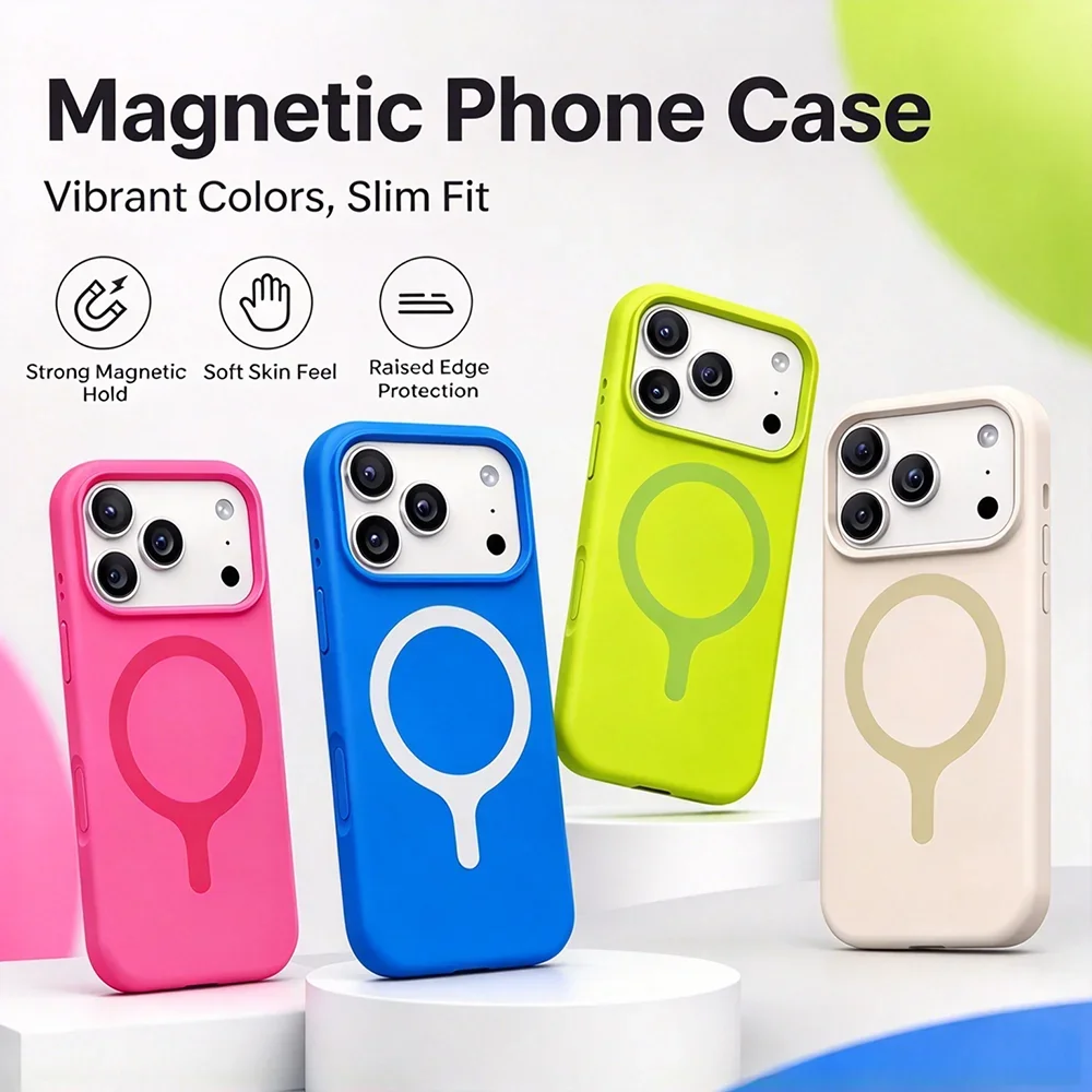 HANNUO Magnetische Flüssigsili – Liquid Silicone Magnetic Phone Case Bewertung und Preis
