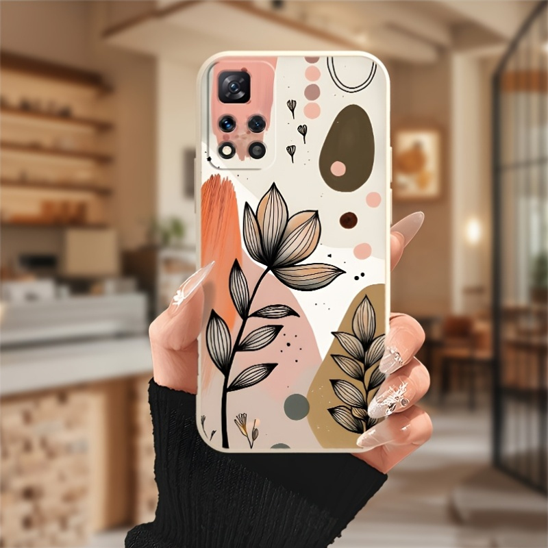 Rosa-braune Handyhülle mit Vin – Vintage Floral Pattern Soft Case Bewertung und Preis